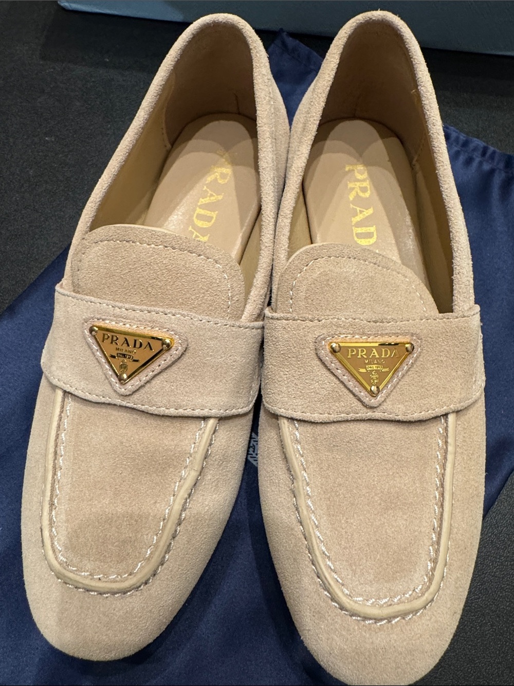 Suede Loafers